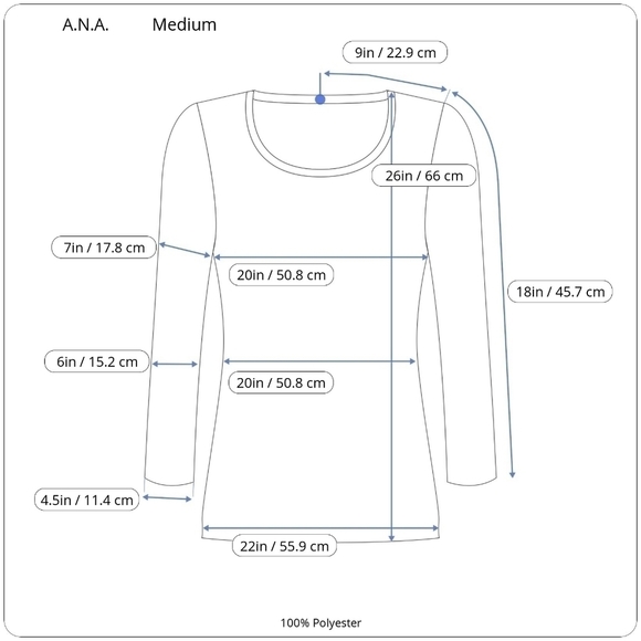 A.N.A. Medium Beaded 3/4 Sleeve Blouse - Picture 13 of 14